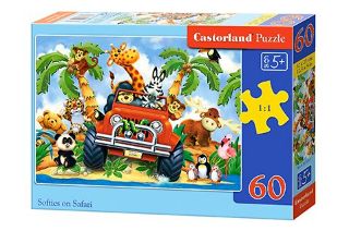Obrázek z Puzzle safari 60 dílků 